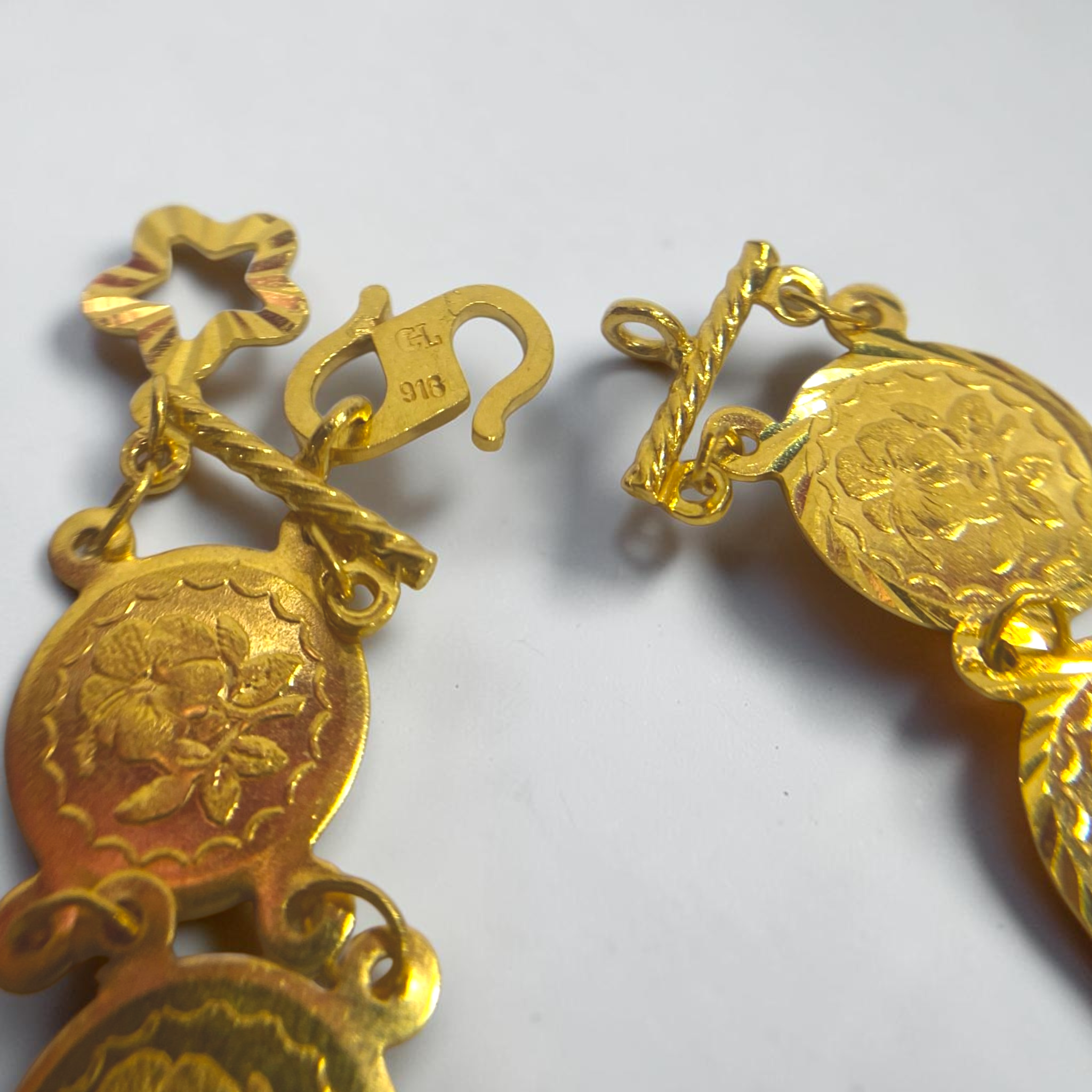 916 Baby Lucky Coin Bracelet