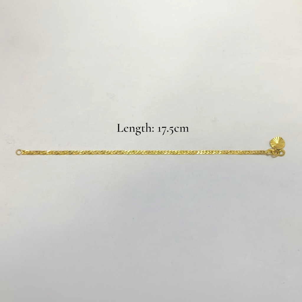 916 Gold Rantai Gajah Bracelet