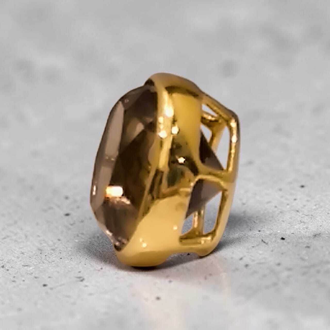916 Gold Elegant Oval Gemstone Pendant (4)