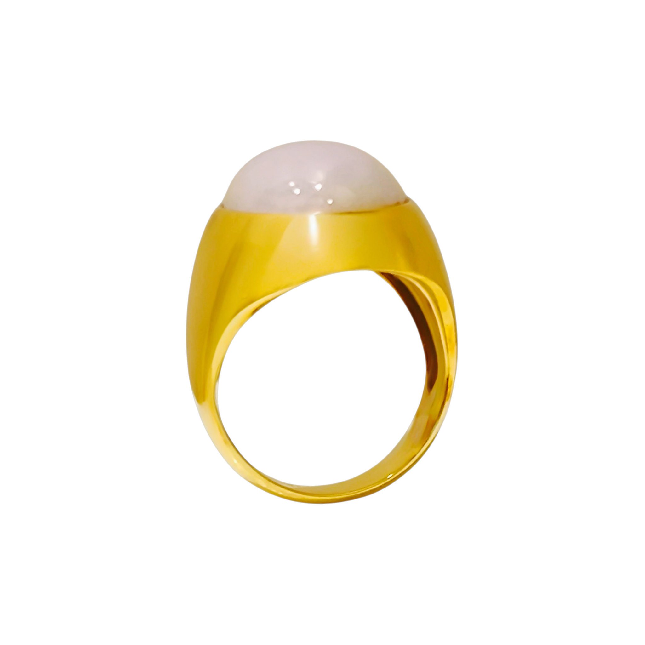 Lavender Jade Ring  Genuine Type A Jadeite Cabochon (5)