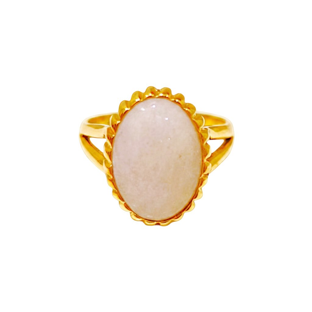 Scalloped Lavender Jade Ring (1)