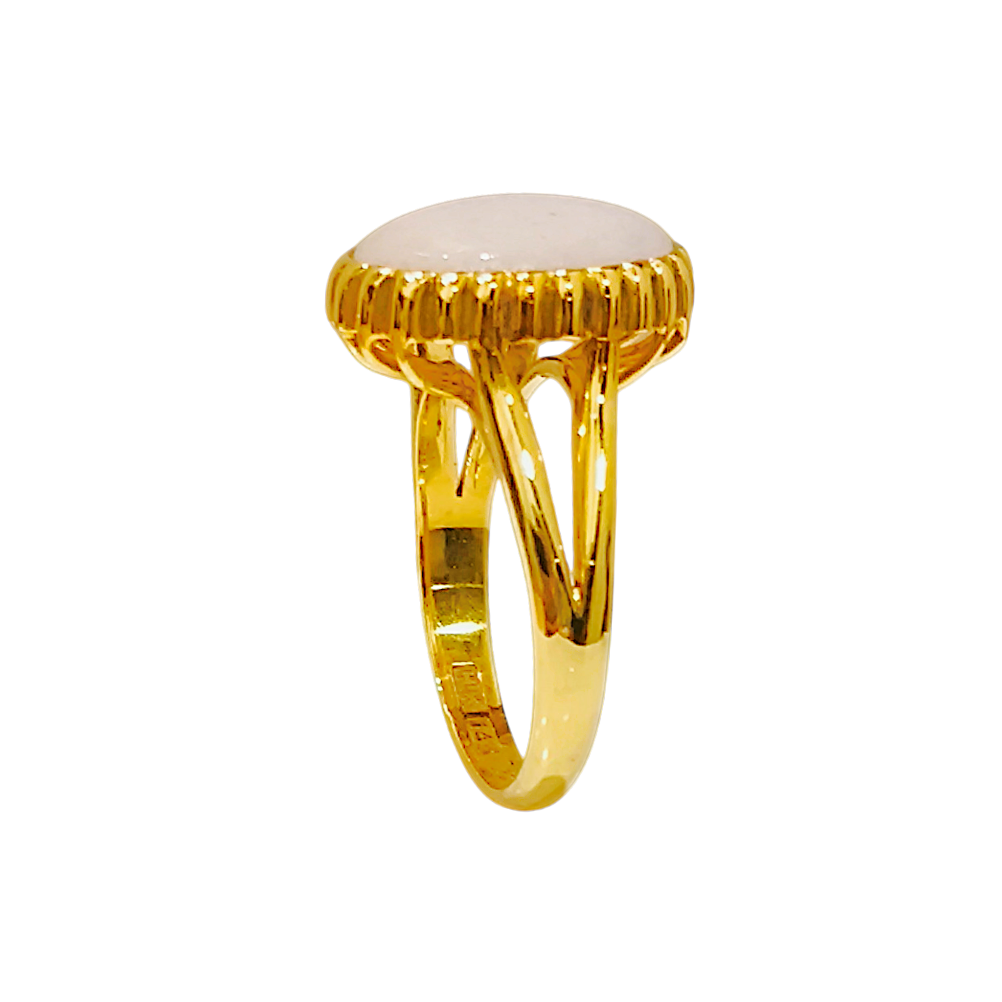 Scalloped Lavender Jade Ring (1)