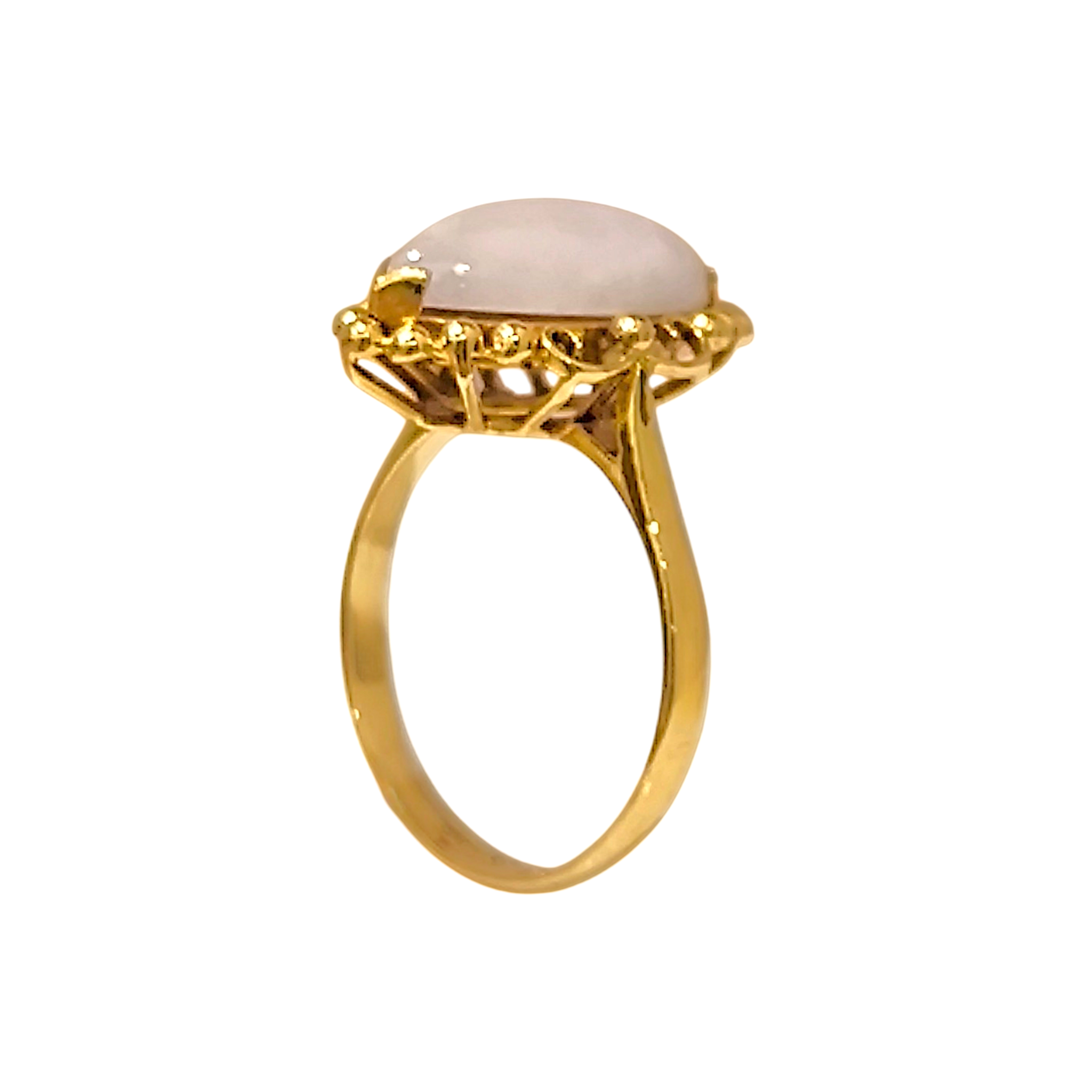 Beaded Crown Lavender Jade Ring (3)