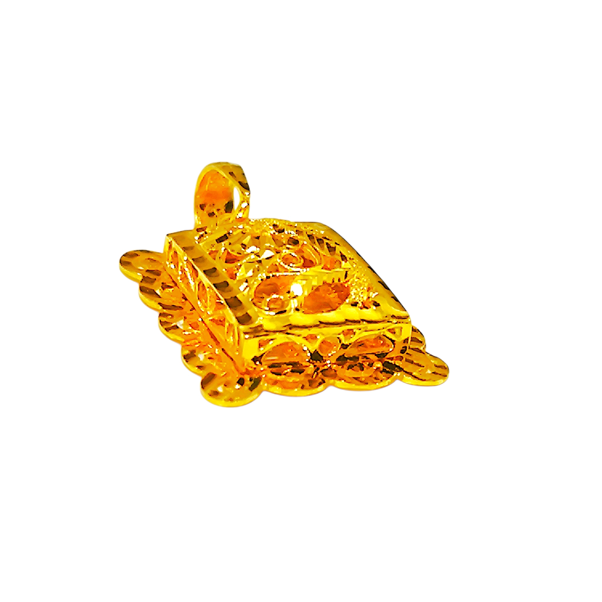 Filigree Rectangular Pendant (2)
