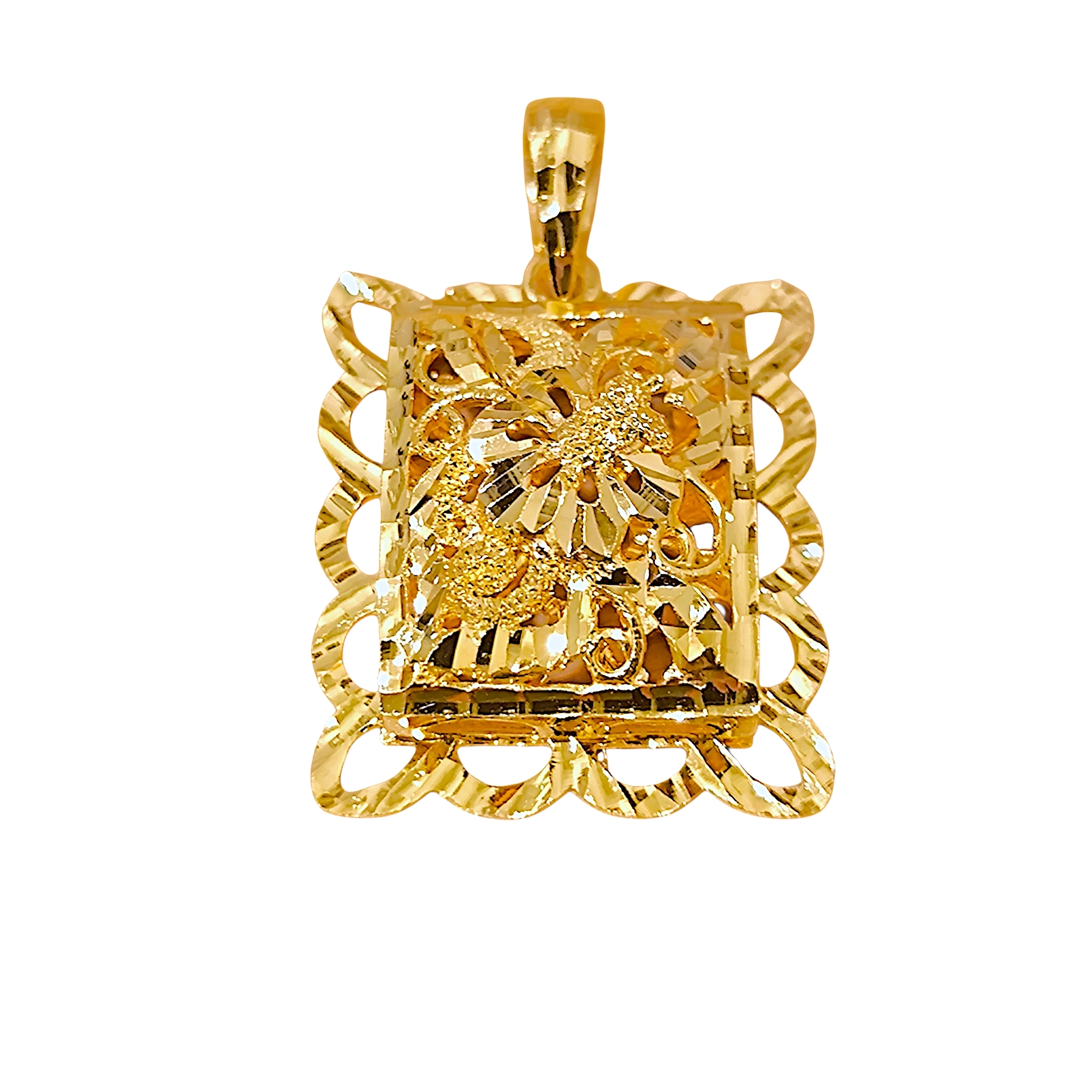 Filigree Rectangular Pendant 3 (2)