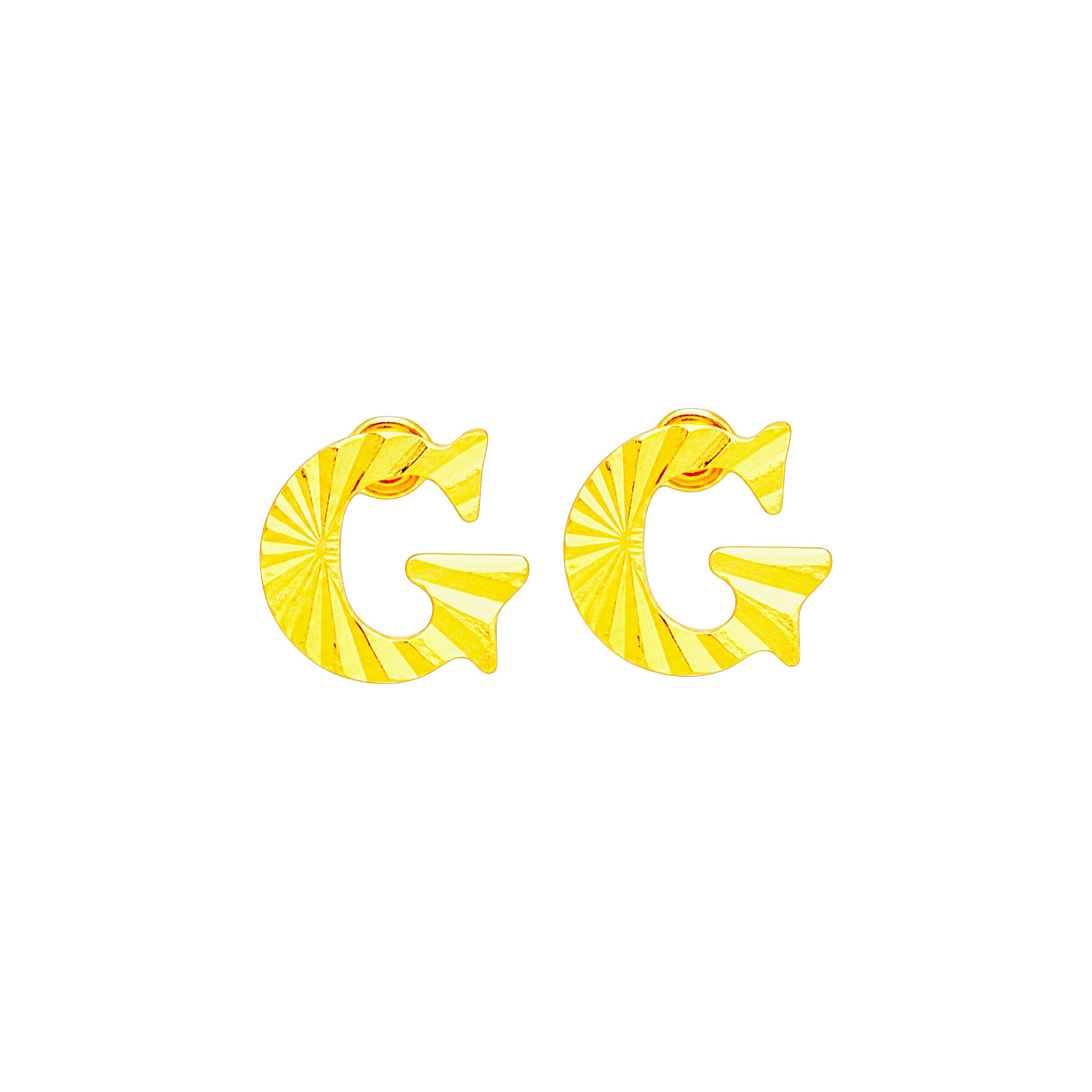 ALPHABET 'G' STUD EARRING (1)