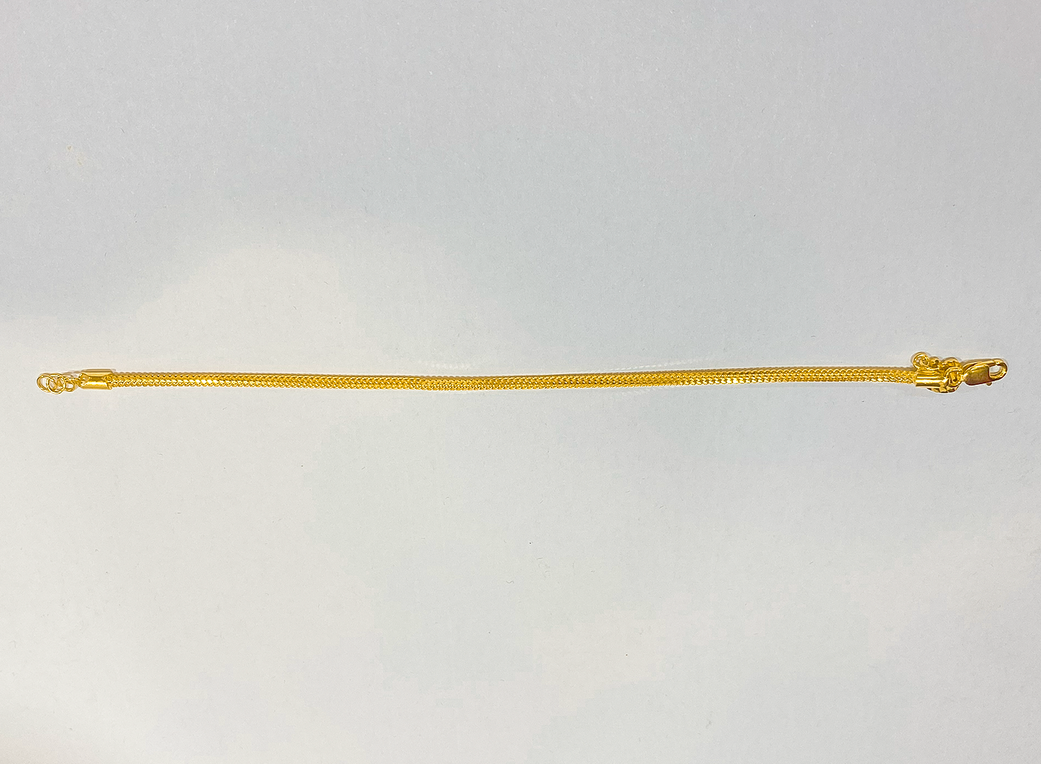 916 Gold Mesh Snake Chain Bracelet