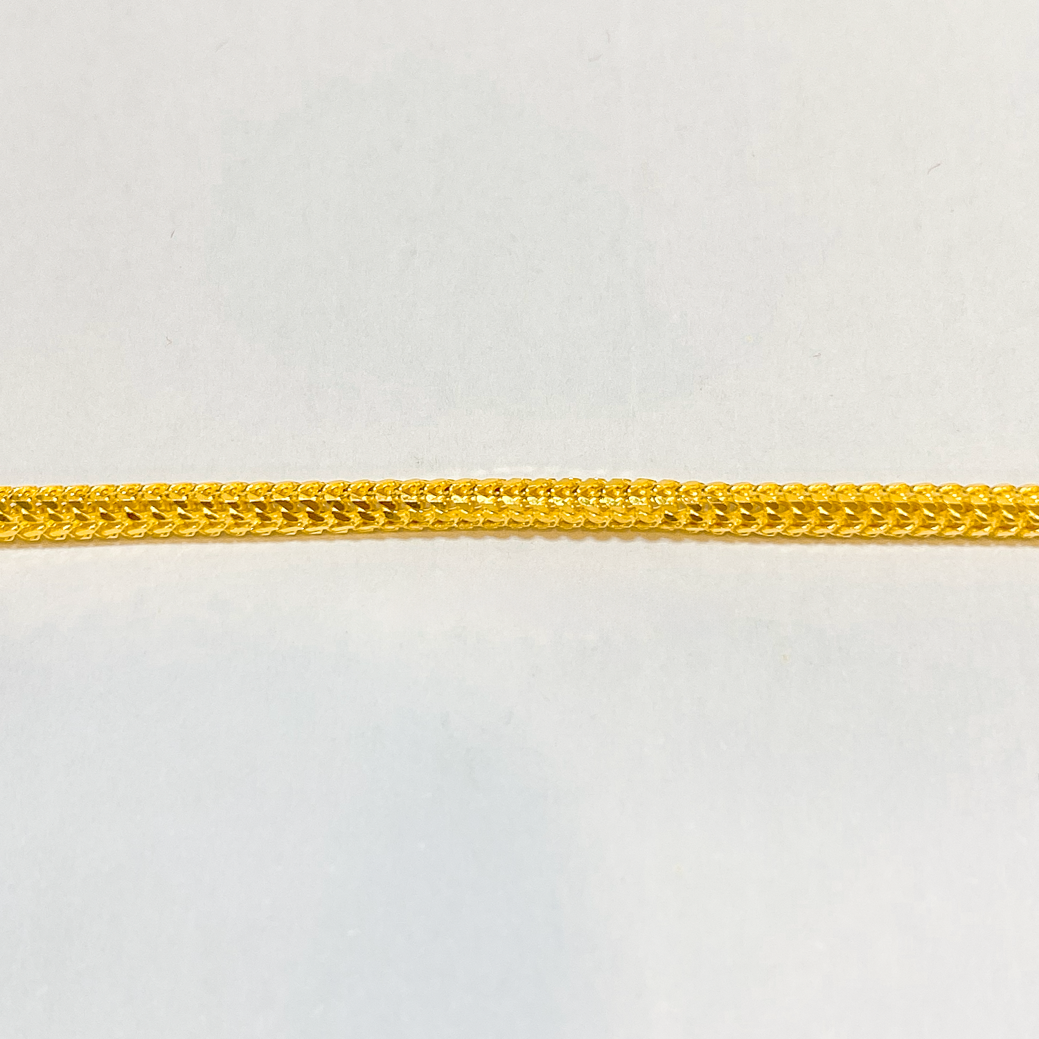 916 Gold Mesh Snake Chain Bracelet