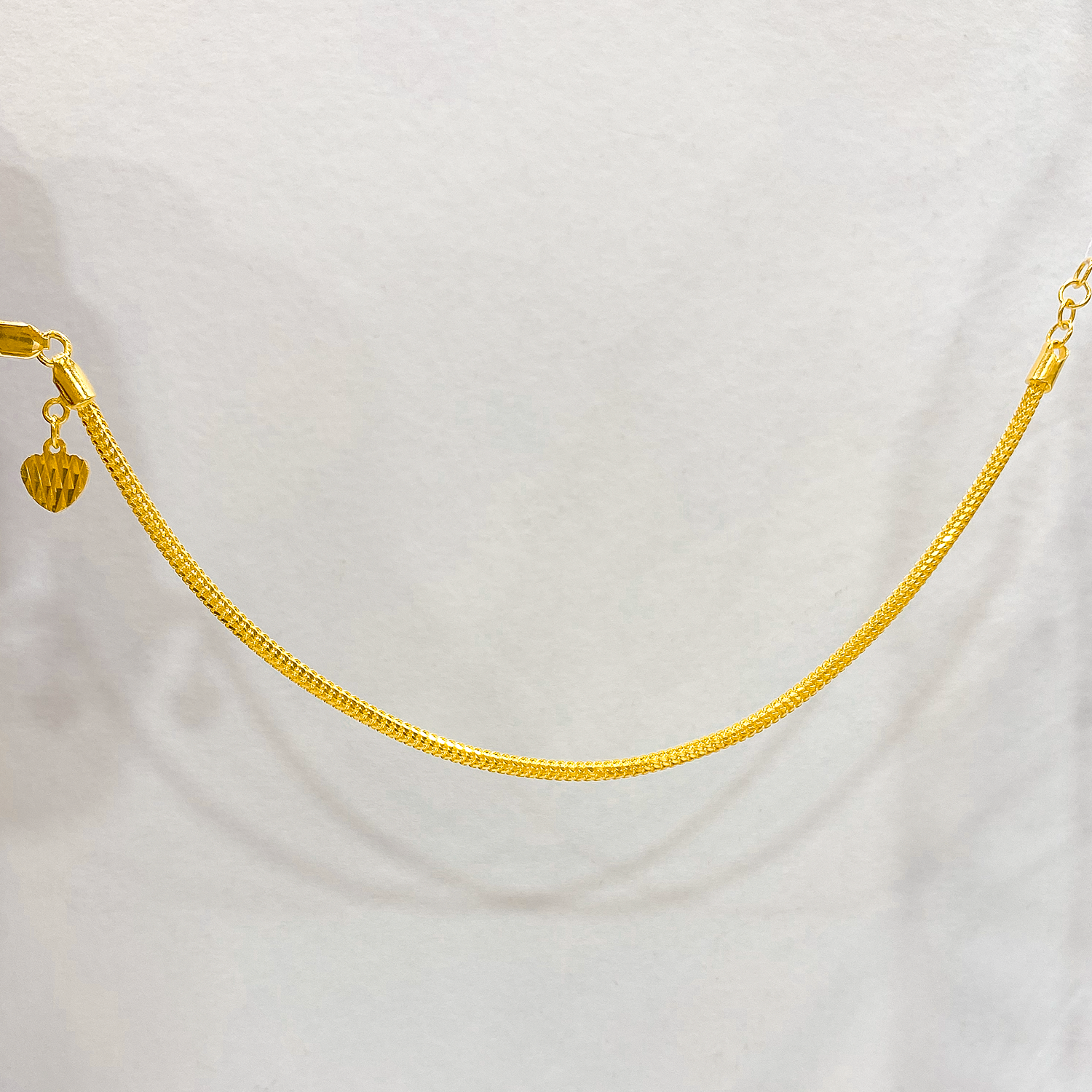 916 Gold Mesh Snake Chain Bracelet