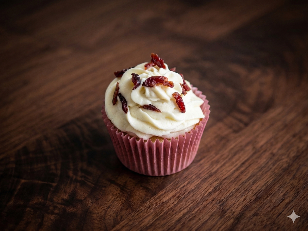 Cranberry cupcake