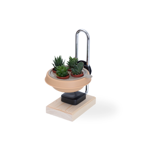 灰_多肉植物架 Hanging Planter Succulent Insert Bowl Set