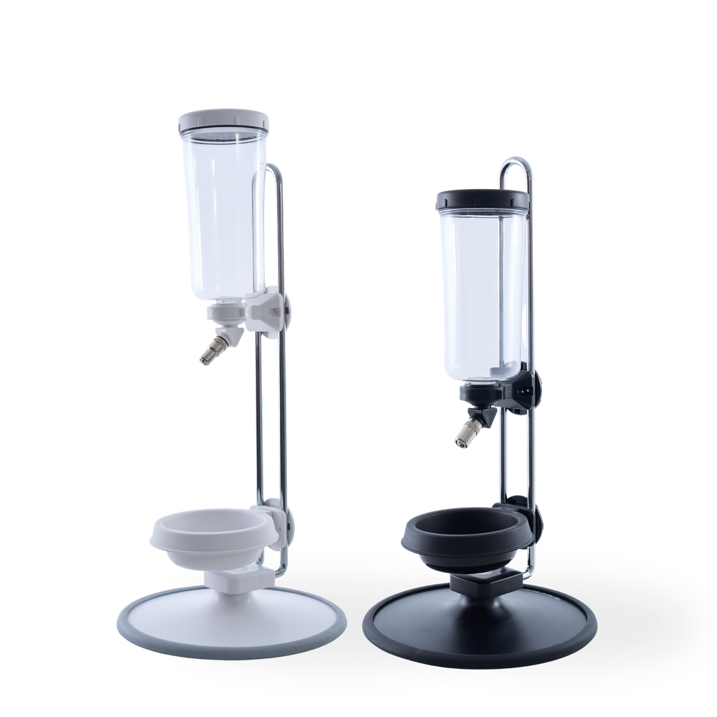 黑+白_立式寵物飲水組 Pet Food Water Kit