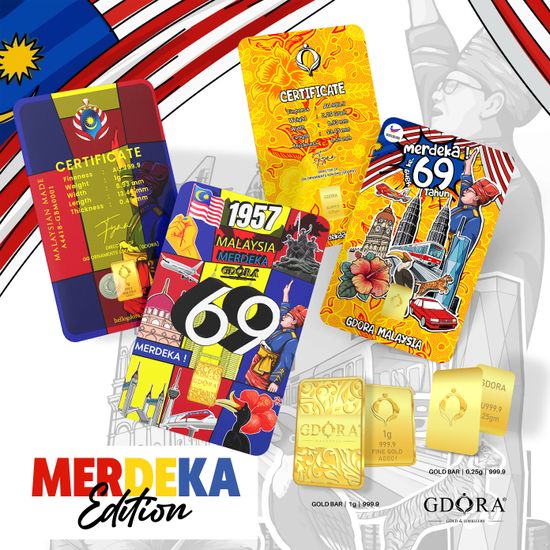 GOLDBAR MERDEKA EDITION | Gdora : Buy & Sell Jewelry and Gold Bar Malaysia