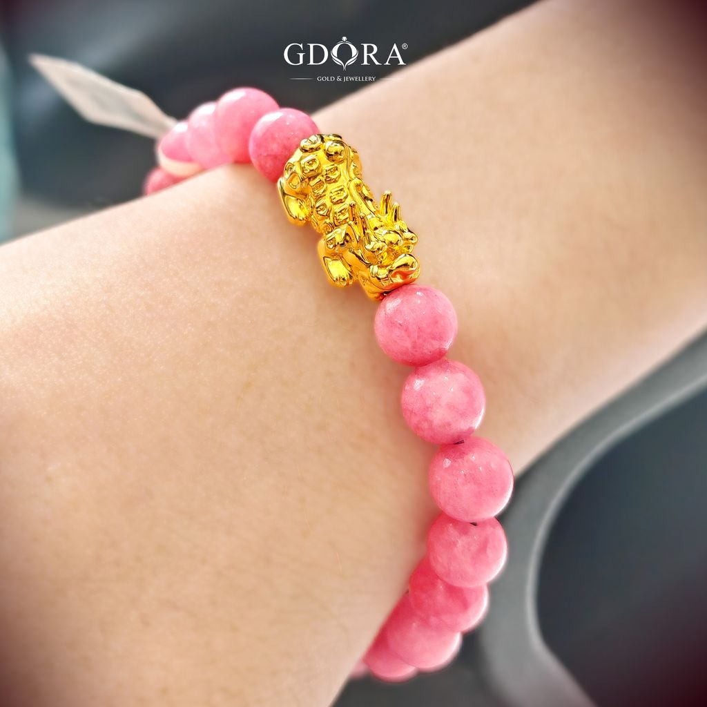 pixiu bead pink crystal (4)
