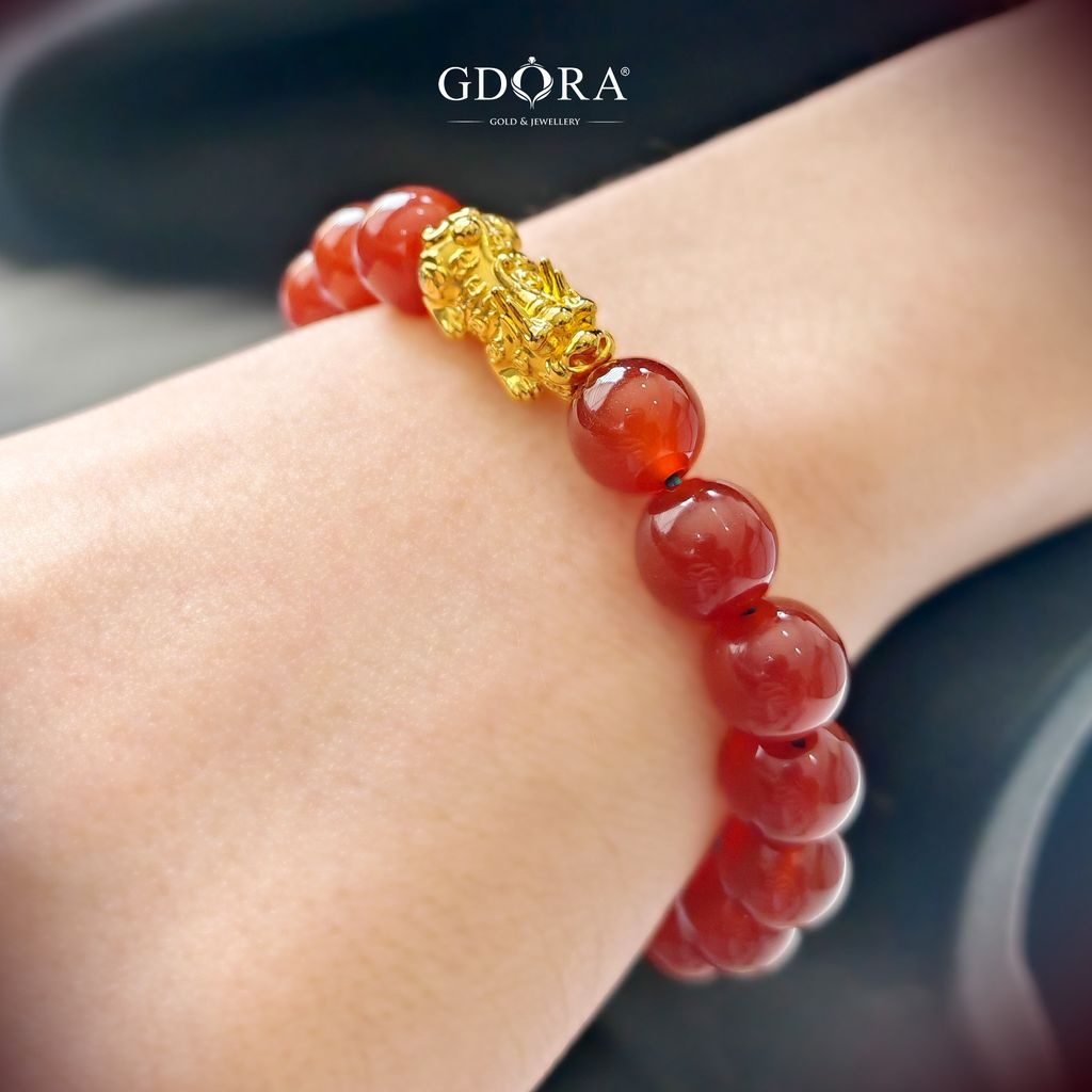 pixiu bead dark red  (4)