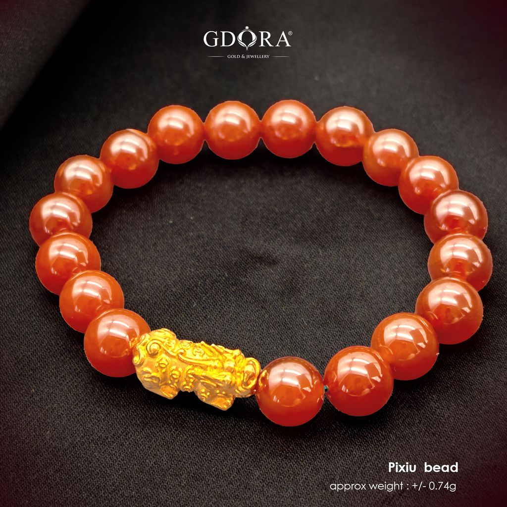 pixiu bead dark red  (1)