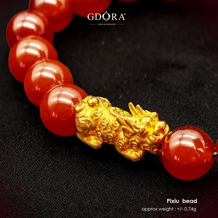 pixiu bead dark red  (2)