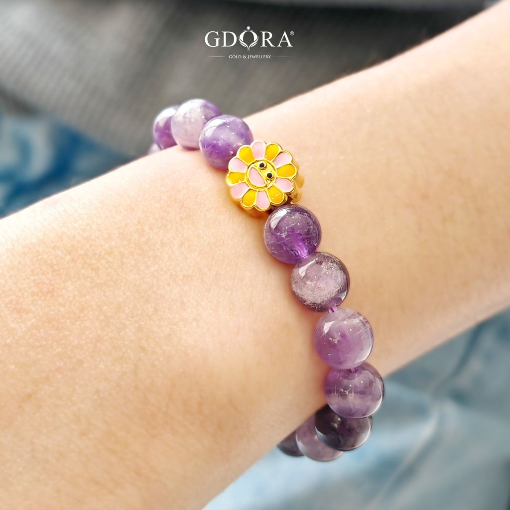 flower enamel bead 4