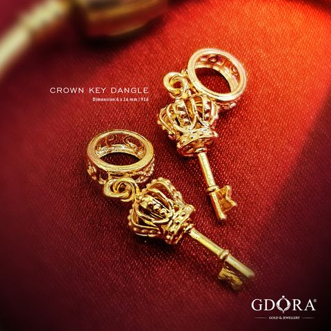 Crown Key Dangle