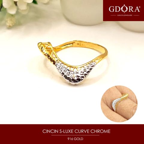 Cincin S-Luxe Curve Chrome