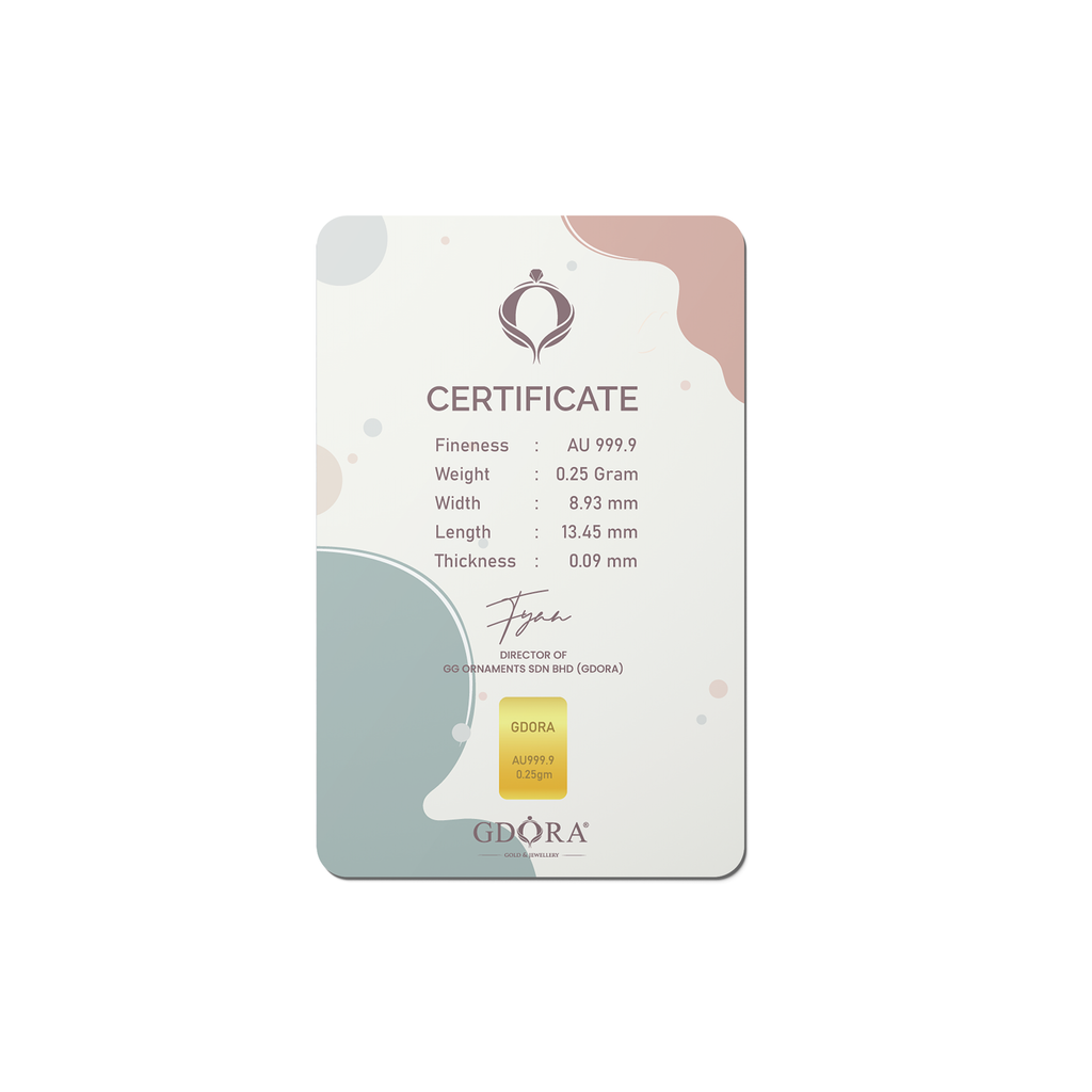 Mother's Day Gold Bar Design_Ummi_Back