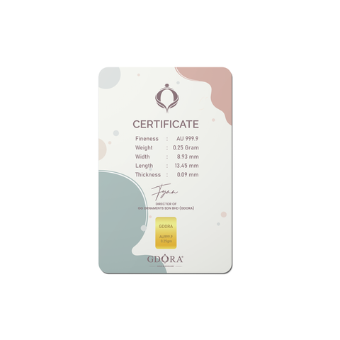 Mother's Day Gold Bar Design_Ummi_Back