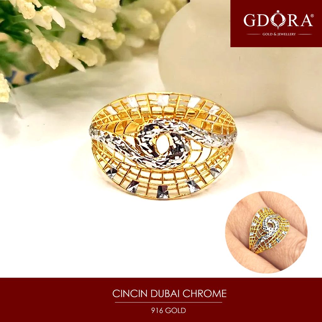 Cincin Dubai Chrome