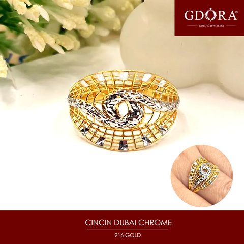 Cincin Dubai Chrome