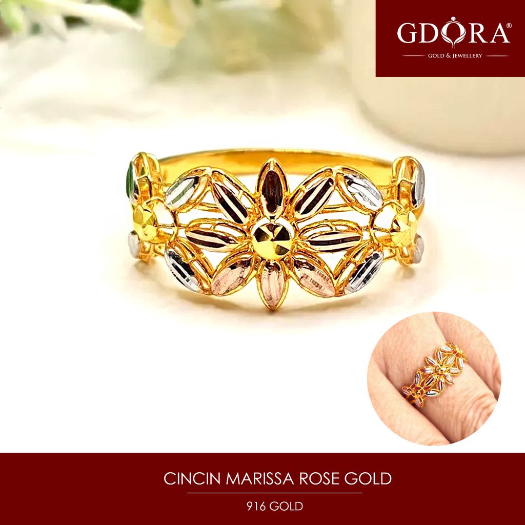 Cincin Marissa Rose Gold