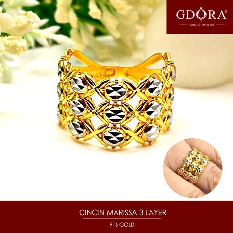 Cincin Marissa 3 Layer