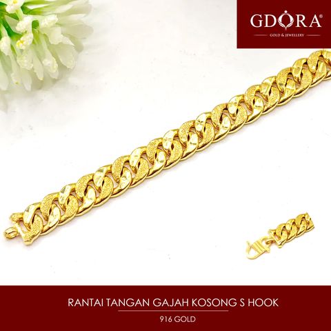 RANTAI TANGAN GAJAH KOSONG S HOOK