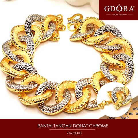 RANTAI TANGAN DONAT CHROME
