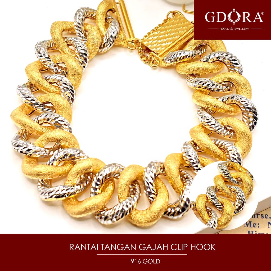 RANTAI TANGAN GAJAH CLIP HOOK