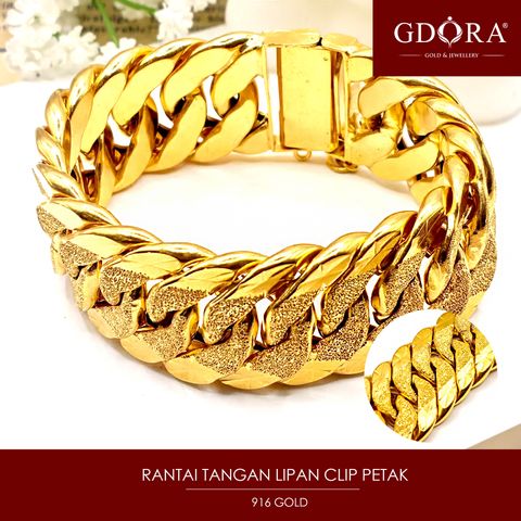 RANTAI TANGAN LIPAN CLIP PETAK