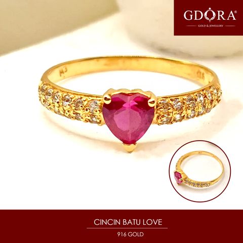 Cincin Batu Love