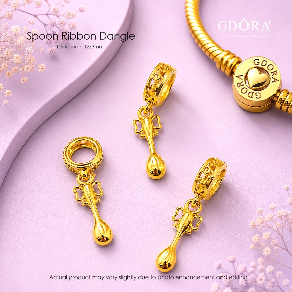 Spoon Ribbon Dangle