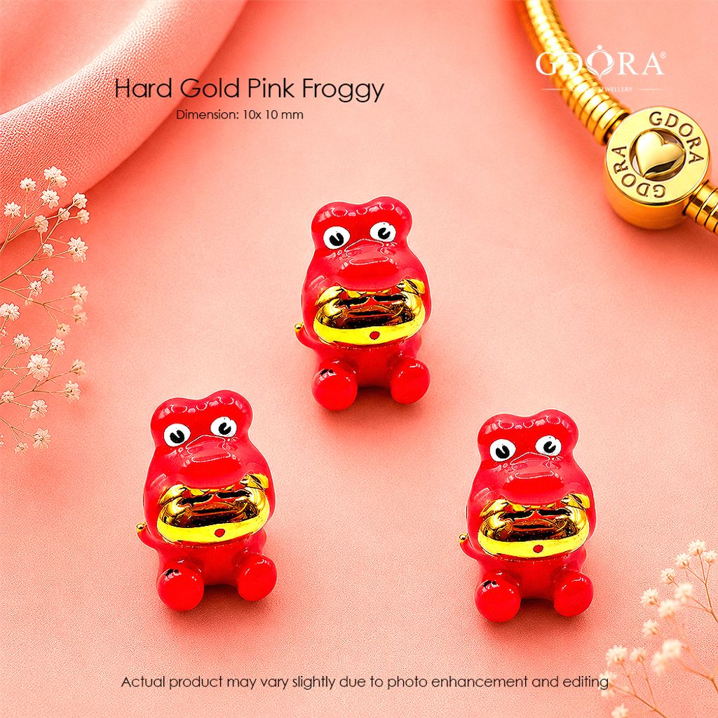 Hard Gold Pink Froggy