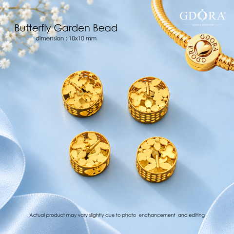 butterfly garden bead