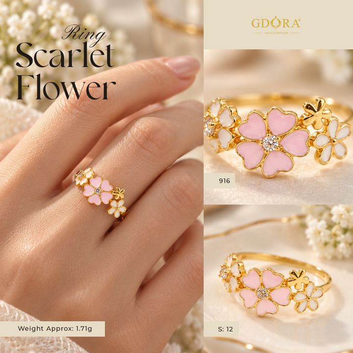 WEB-1x1-Scarlet FlowerRing