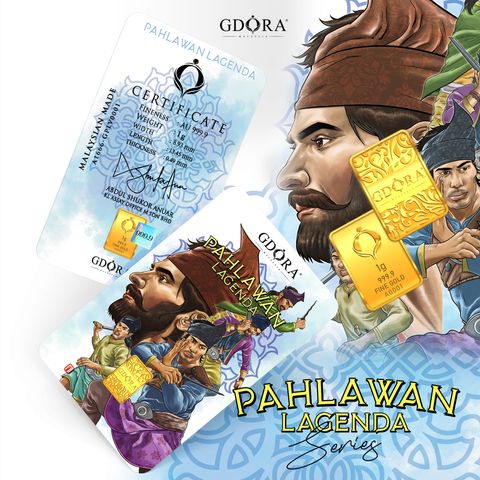 Goldbar Pahlawan 1g