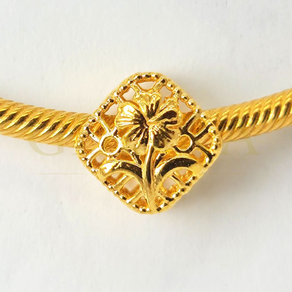 FRAMED HIBISCUS_BANGLE