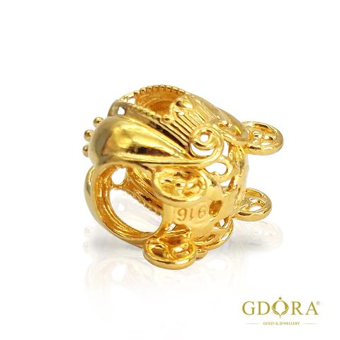 WHITE STONE COACH BEAD_Side