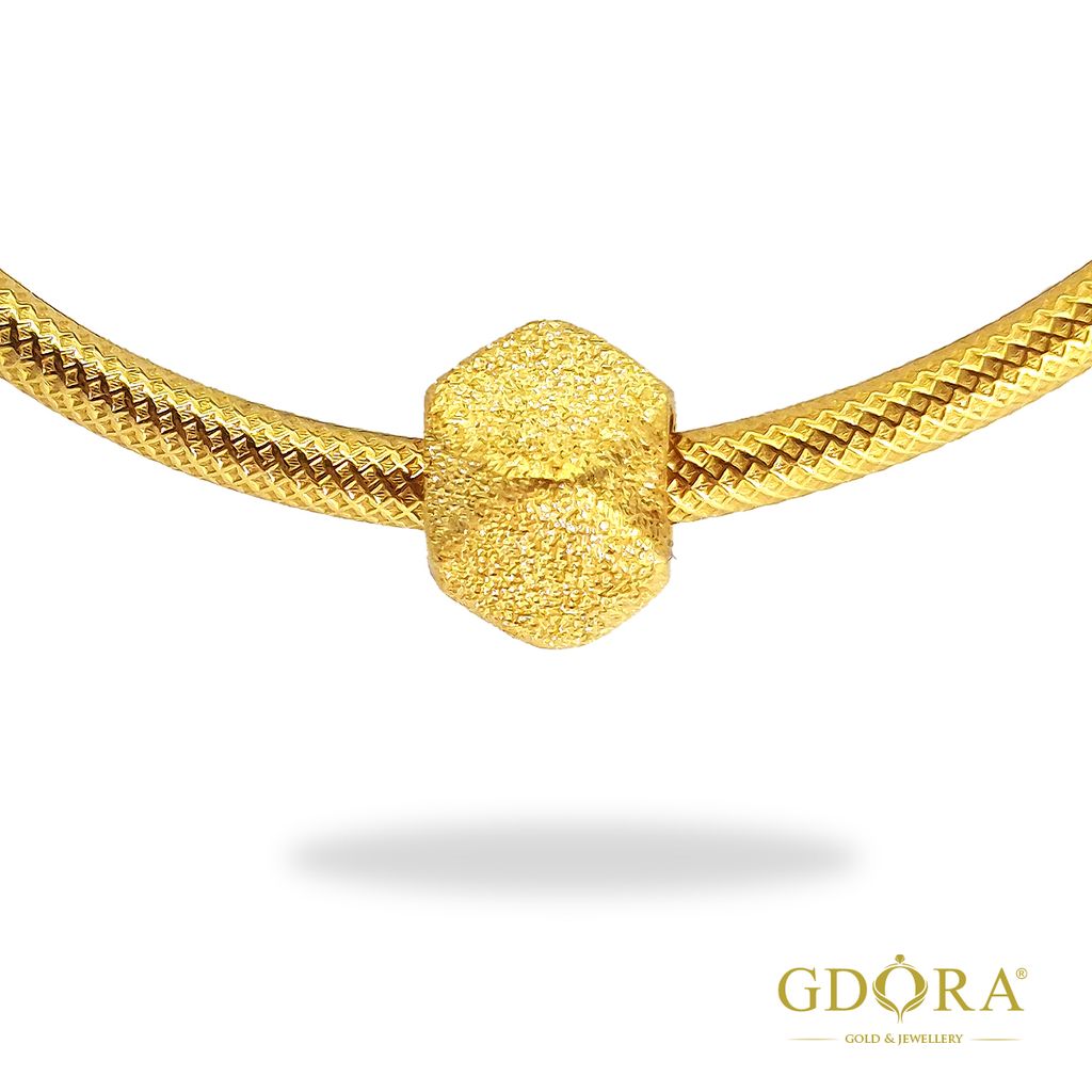 SANDY OCTAGON BEAD_Bangle