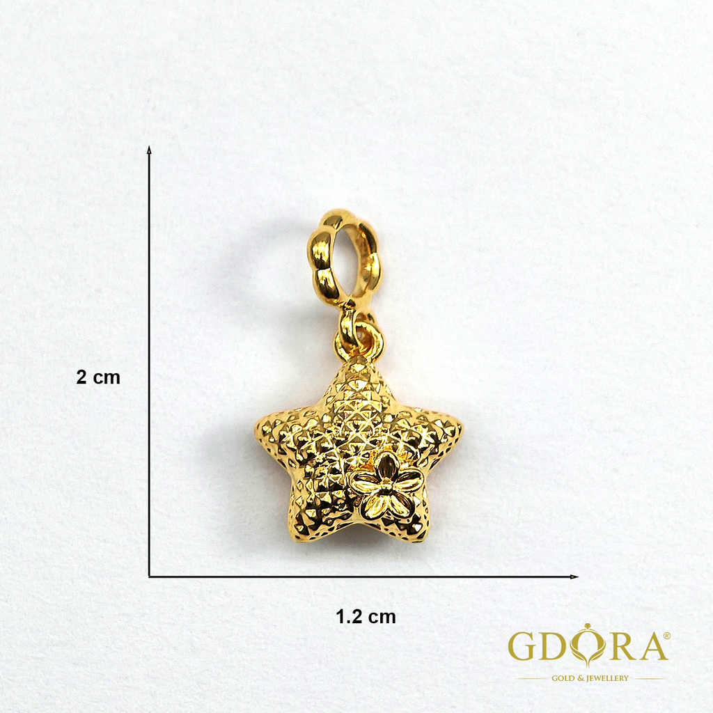 hardgold star dangle 4