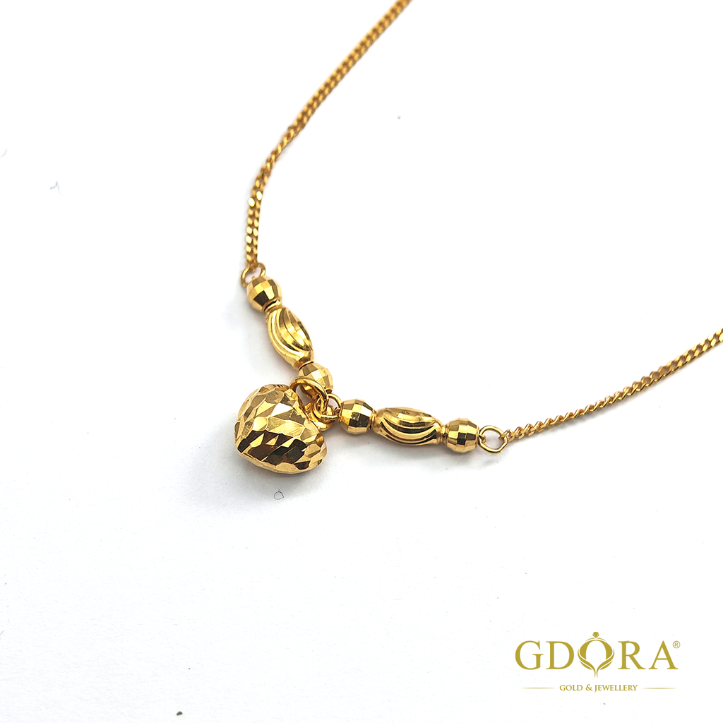 rantai leher love crystal 2