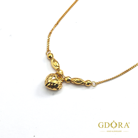 rantai leher love crystal 2