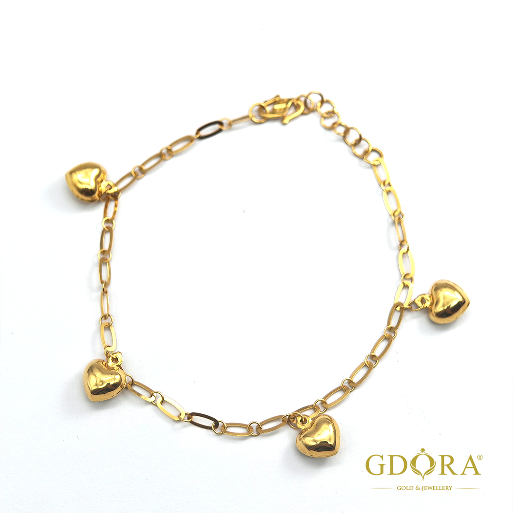 rantai tangan fesyen love link 3