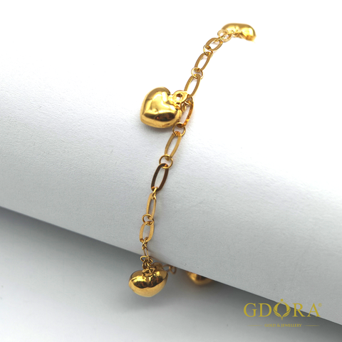 rantai tangan fesyen love link 1