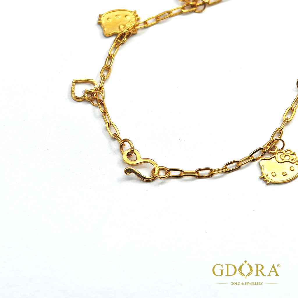 rantai tangan love kitty 4