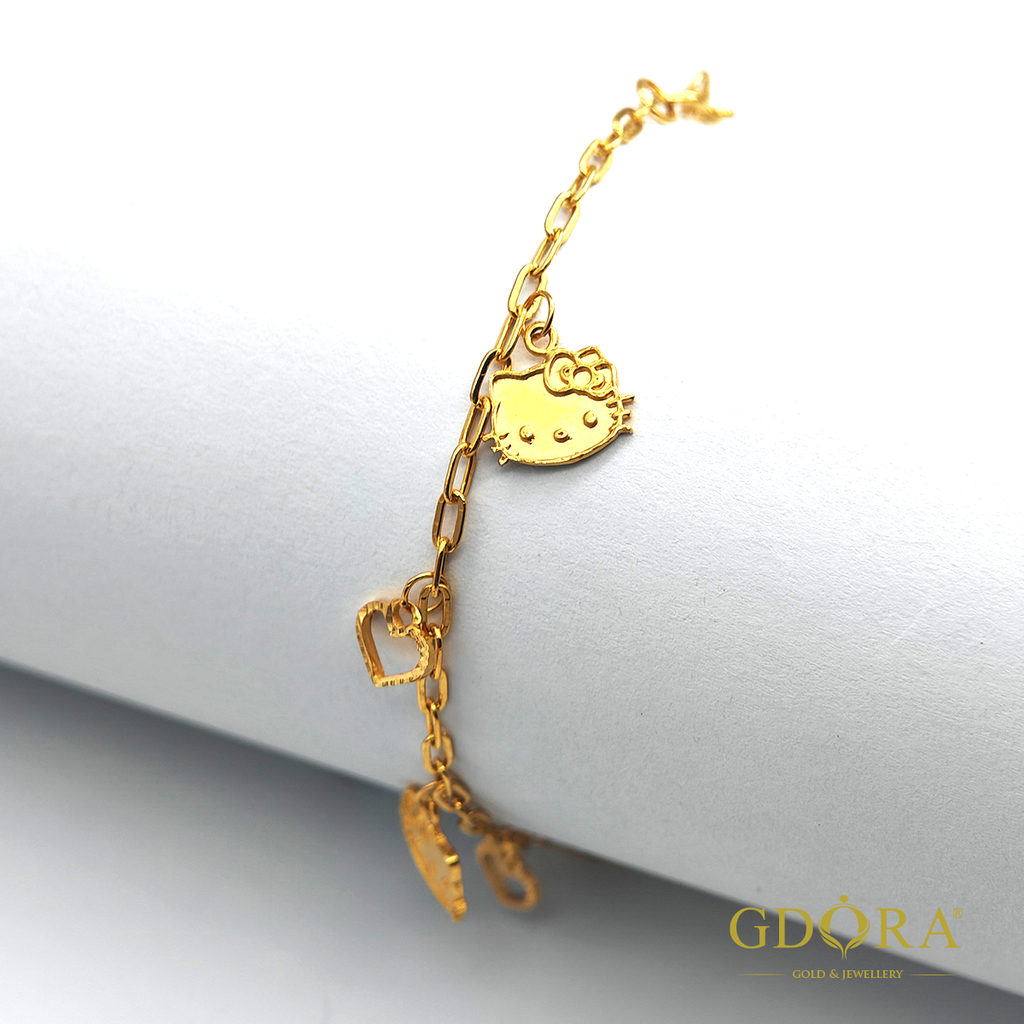 rantai tangan love kitty 1